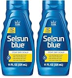 Selsun Blue Itchy Dry Scalp Anti-dandruff Shampoo, 11 fl. oz., Extra-Hydrating Formula, Pyrithione Zinc 1% (Pack of 2)