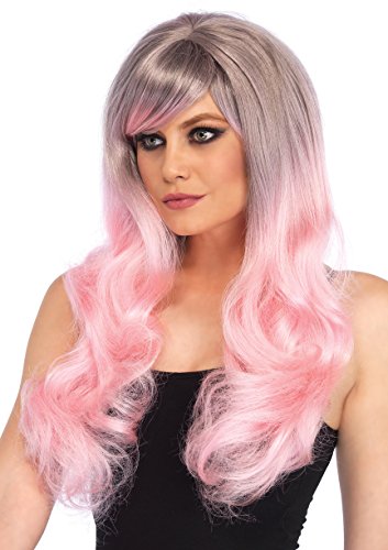 Perruque longue Leg Avenue bicolore pastel taille unique pour changer de look sans teinture