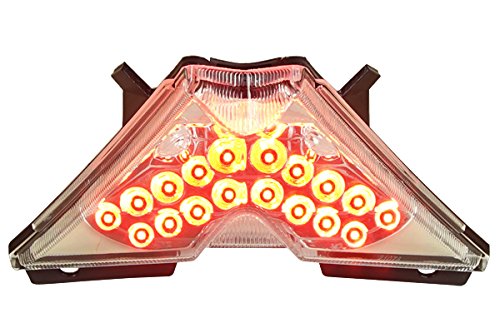 Integrated Sequential LED Tail Lights Clear Lens for 2009-2019 Aprilia RSV4 Tuono V4