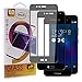 Guran [3 Pièces Protecteur D'écran en Verre Trempé pour ASUS Zenfone 3 Max ZC520TL Smartphone Couverture Complète Protecteur Ultra-Mince HD Dureté 9H Film - Noir