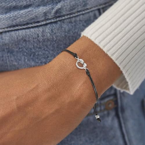 HUASAI 2/3/4/5/6 Pcs Family Bracelets Knot Family Bracelets Set Friendship Gift for Family Best Friends Women Men Stocking Stuffers for Christmas2