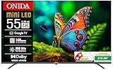 Onida 139 cm (55 inchs) Nexg Series 4K Ultra HD Smart QLED Mini LED Google TV MZ55MIN