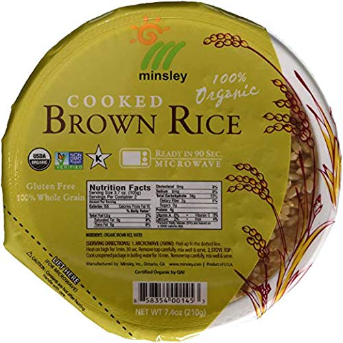 Organic Steamed Brown Rice Bowls, 7.4 oz, 6-pack (36 total)