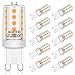 Produktbild AGOTD 4W G9 LED Lampe, 2700k warmweiß Kein Flackern LED Leuchtmittel, 400 Lumen, Nicht Dimmbar 360 Grad Winkel, Ersatz 40W G9 Halogenlampe, 10er Pack