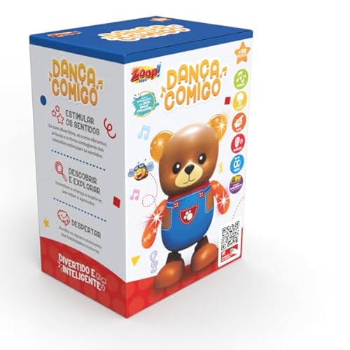 Ursinho Dança Comigo Luz Som e Movimentos Zoop Toys