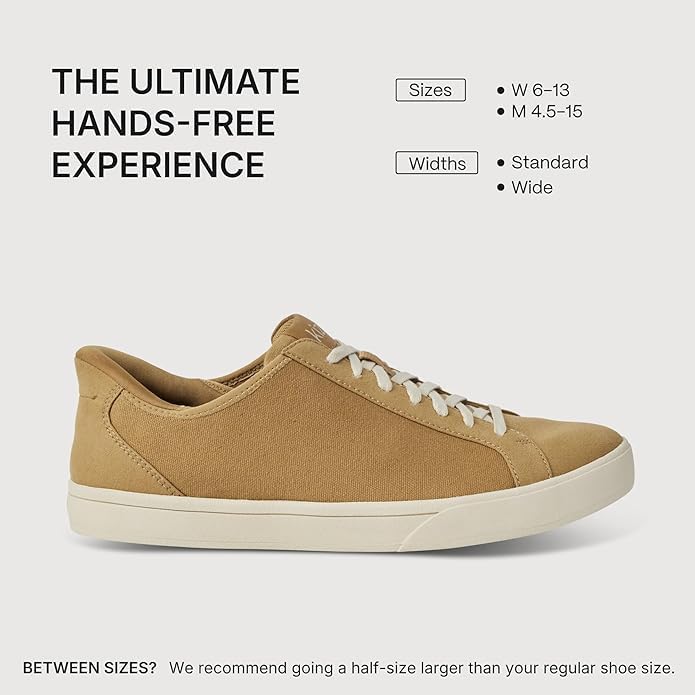 Image of Kizik Irvine Slip On Sneakers: Low-Profile Stretch Canvas, Rubber Soles, Casual Shoes for Women & Men, Hands Free Convenience, Wide Toe Box Options