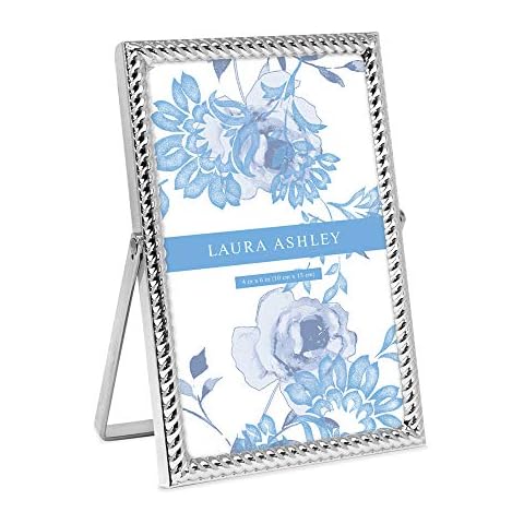 Laura Ashley Silver Rope Metal Picture Frame Cover