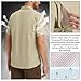 Men's Safari Hiking UPF 50+ UV Short Sleeve Button Work Shirt Lightweight Cooling Quick Dry Outdoor Sun Protection Fishing Shirts, 5089, Khaki, XXL