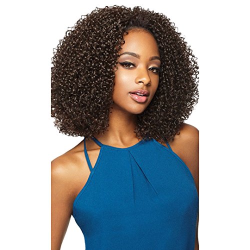 OUTRE Synthetic Hair Half Wig Quick Weave Cassie (1B)