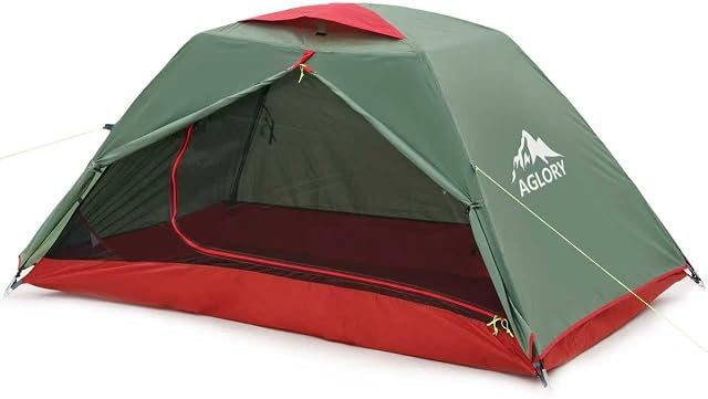 Camping Dome Tent for 1 to 2 Person, Lightweight Backpacking Easy Setup Waterproof Family Tents for Hiking Traveling Mountaineering & Outdoor