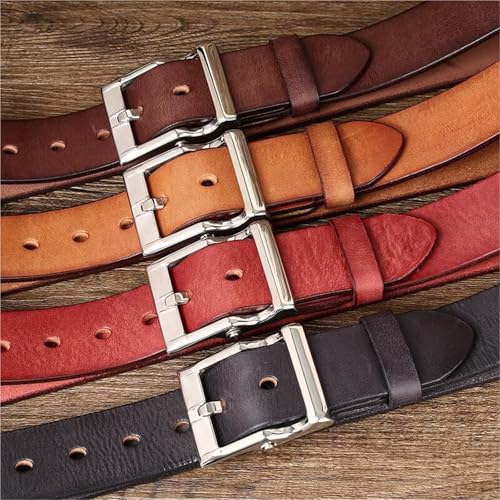 Sangle taille polyvalente en cuir avec boucle acier inoxydable solide