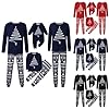 Pyjama Noel Famille Manches Longues Bebe Fille Ensemble Vetement Doux Femme Homme Hiver Combinaison Pantalon Noël Garcon De Couple Chaud Soie Polaire Enfant Humoristique Et Ensembles Personnalisé,4XL