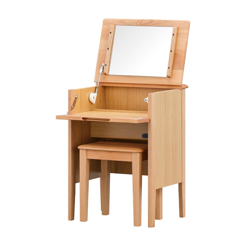 Amazon｜ISSEIKI DRESSER ドレッサー 52.5×42.5cm ナチュラル 木製 