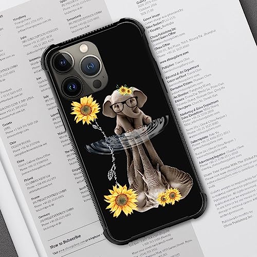 CARLOCA Compatible with iPhone 12 Mini Case,Sunflower Elephant iPhone 12 Mini Cases for,Fashion Graphic Design Shockproof Anti-Scratch Drop Protection Case for iPhone 12 Mini - image 7