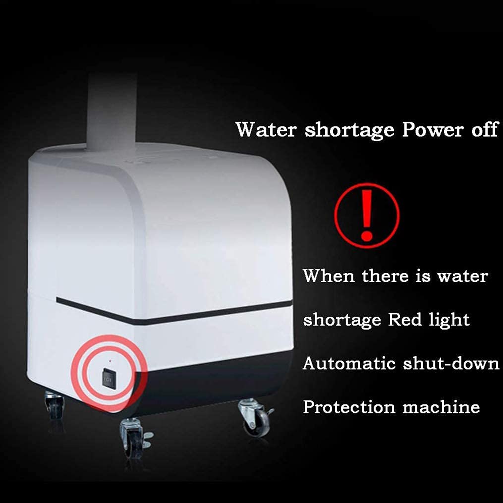 Umidificatore Industriale 140W Diffusore di Nebbia Fredda Commerciale 12L Grande capacità 1800ml/H Rimozione Polvere Statica Supermercato Fabbrica Umidificazione di Grandi Aree