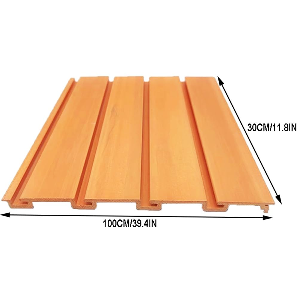 Pannelli dogati in PVC per espositore da parete in negozio o magazzino, beige (100 x 1,8 x 30 cm, set da 7)