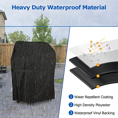 Sunpatio 2 Burner Grill Cover 30 Inch, Heavy Duty Waterproof Small Bbq Cover Compatible For Weber Spirit 210 Series, Charbroil, Kenmore Grills, Compared To Weber 7105 (Not Fit For Spirit Ii E-210) #TOP3