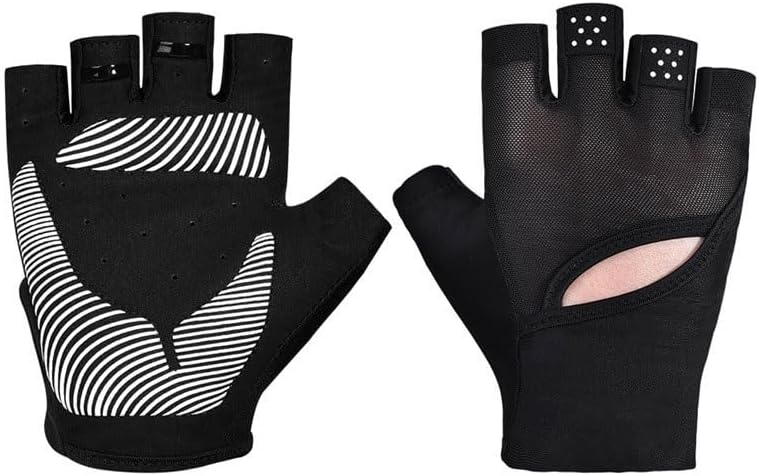 Outdoor Sports Cycling Fitness Half Finger Nylon Gloves Yoga Dumbbell Training Anti-Slip