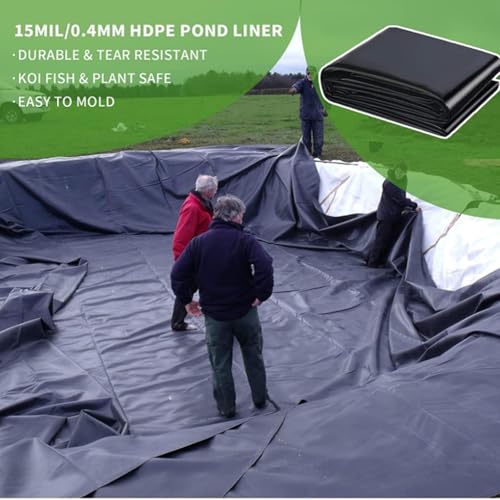 Revêtement de bassin robuste 3x5,3m bâche imperméable étang
