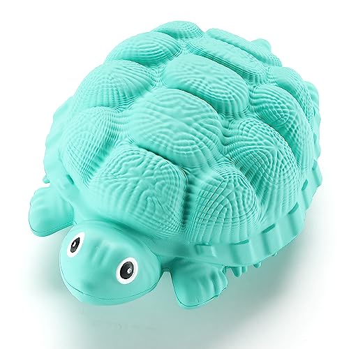 Sedioso Giocattolo per cani per masticatori aggressivi, giocattolo da masticare per cani, mangiatoia per cani piccoli, medi e grandi (serie masticare, tartaruga)