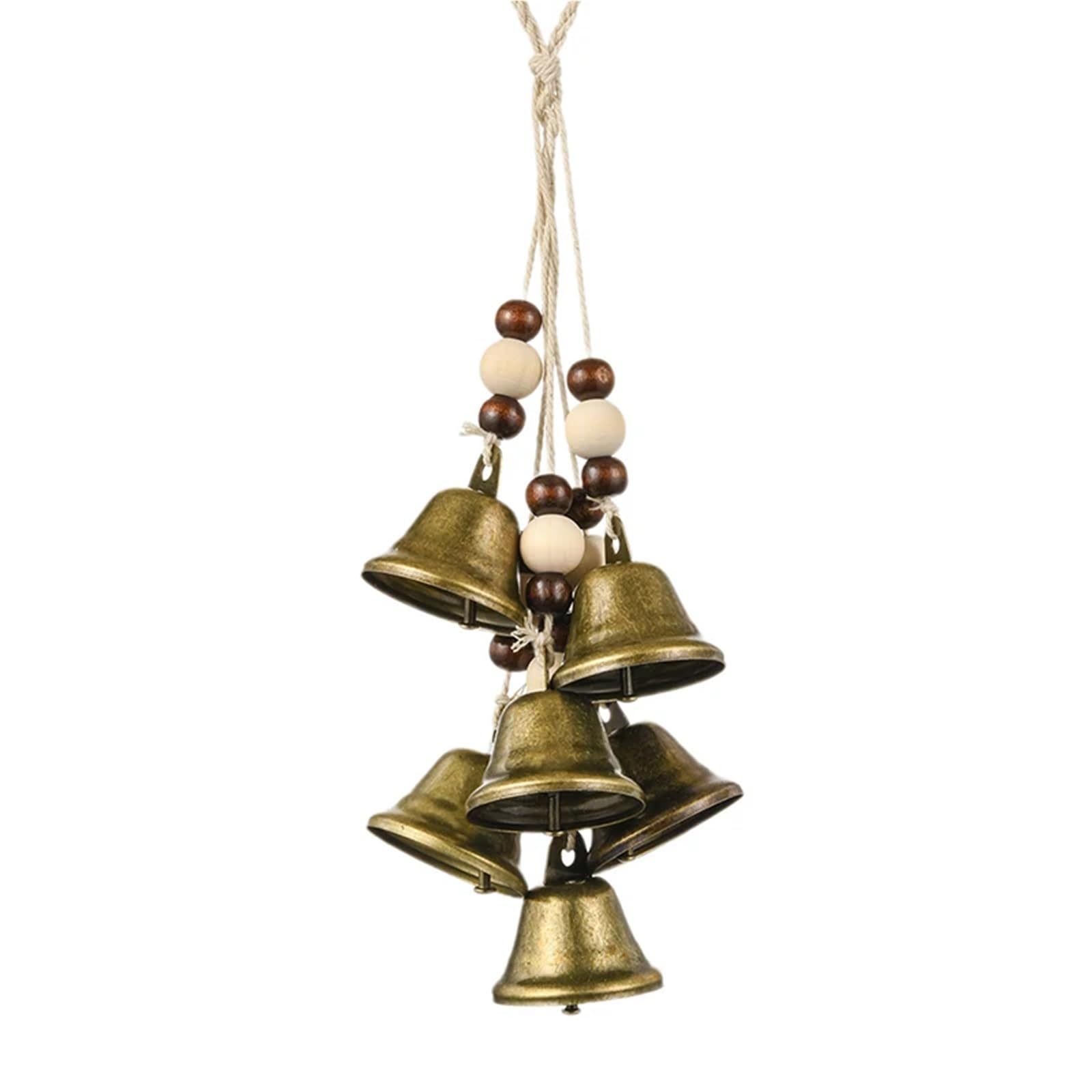 Dfgrgrv Style 1 Cast Iron Bell Bell Hanging Decor For Door For Protection Vintage Halloween Doorbell Decoration Magic Wind Chimes(Style 1)