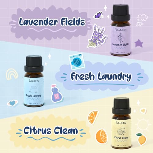 Image of SALKING Laundry Fragrance Oils, Premium Essential Oil for Diffuser for Home