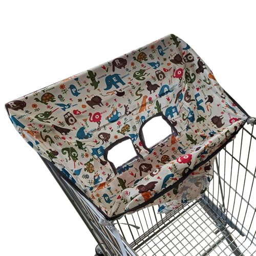 ベビー用ショッピングカートカバー、子供用ショッピングカートカバー | ビスタプリントかわいい赤ちゃんプリント ショッピング カート カバー - キッズシート保護ダストカバーカバー、カート、ハイチェア、幼児用ブランコ用の簡単デザインカバー、男の子または女の子