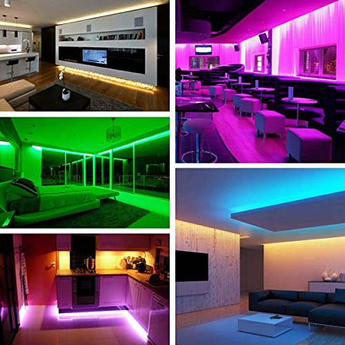Image of SUYOOULIN LED Strip Lights, SMD 2835 1200 LEDs Light Strips, 33ft /10m 18000LM Flexible AC 110V Waterproof IP68 LED Ribbon Lighting for DIY Christmas Home Indoor Outdoor Decor(Warm White 3000K)