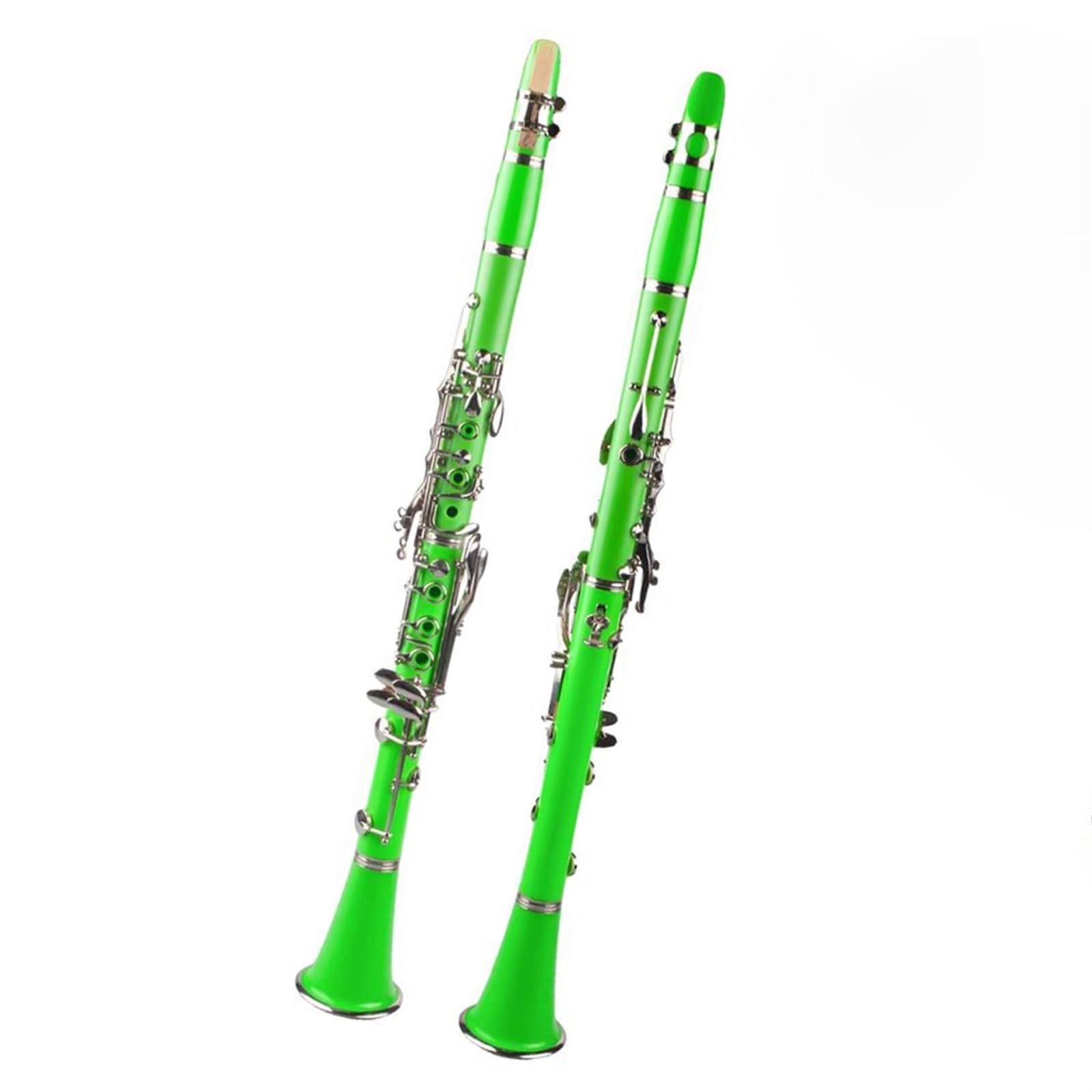 Clarinet Dla Początkujących Zestaw Klarnetów ABS Bb 17 Klucz B Płaski Pasek Do Stroików Futerał Do Przenoszenia Dla Początkujących Instrumentów