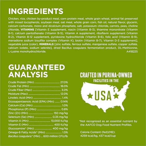 Purina ONE Plus Whole Body Support with Chicken Dry Dog Food - 16.5 lb. Bag - Image 6