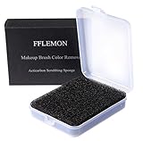 FFLEMON Makeup Brushes Color Removal Cleaner Sponge, Remove Shadow Blush Color From Your Cosmetic Brushes,Easily Switch to Next Color, Makeup Brushes Quick Cleaner Sponge,Makeup Brush Cleaner Kit