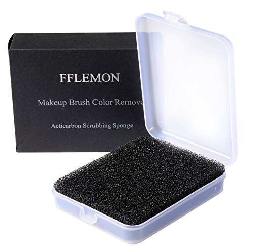 FFLEMON Makeup Brushes Color Removal Cleaner Sponge, Remove Shadow Blush Color From Your Cosmetic Brushes,Easily Switch to Next Color, Makeup Brushes Quick Cleaner Sponge,Makeup Brush Cleaner Kit