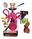 2 Hose Hookah Neon, Two Styles to Choose from 12' Height, Cute Shape Comes with 10 Instant Charcoal,...
