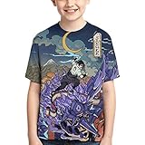 BVAFWO Japanese Anime T-Shirts 3D Print Short Sleeve Shirt for Child Youth Size Unisex_02_M