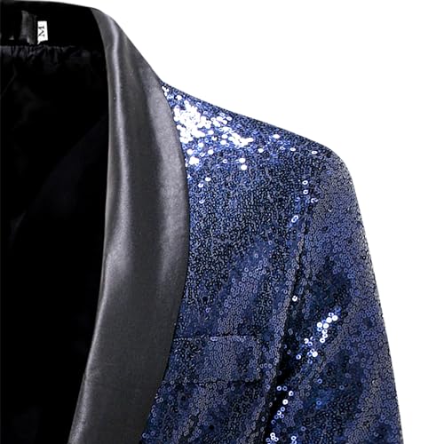 Men Shiny Sequin Blazer Party Dinner Prom Men's Shiny Sequin Tuxedo Suits Men's Sequins Suit Jacket Slim Fit4
