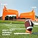 Football Kickoff Kicking Tee Durable Sturdy Rubber Rugby Kicking Tee - Orange 2
