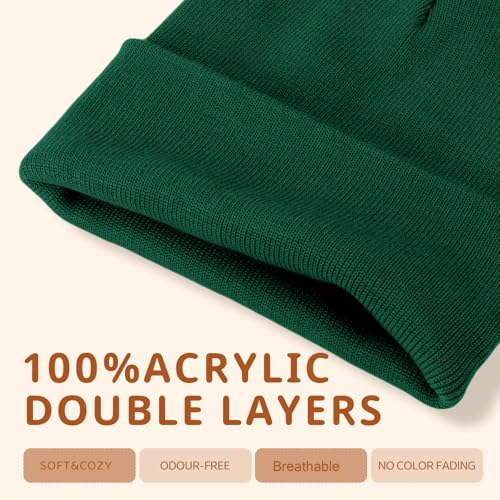 Image of ZOORON Kids Beanie Boys Girls Beanies Children Winter Hats Children Knit Warm Caps Kids Soft Beanie Cap