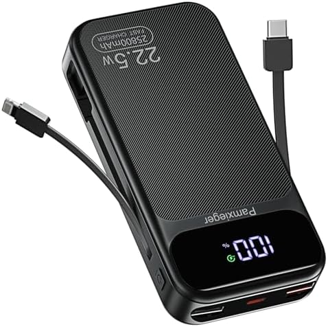 Power Bank 25800mAh Carga Rápida 22.5W PD3.0 QC4.0 USB-C Entrada ...