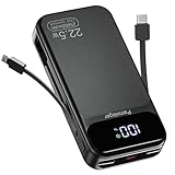 Power Bank 25800 mAh Carica Rapida 22.5W con PD3.0 QC4.0 Batteria Esterna per iPhone 17 16...
