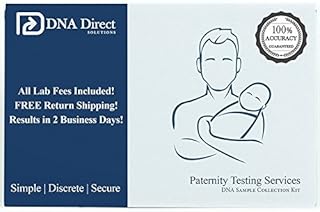 DNA Direct Paternity Test Kit - All Lab Fees & Shipping to Lab Included - Results in 2 Business Days