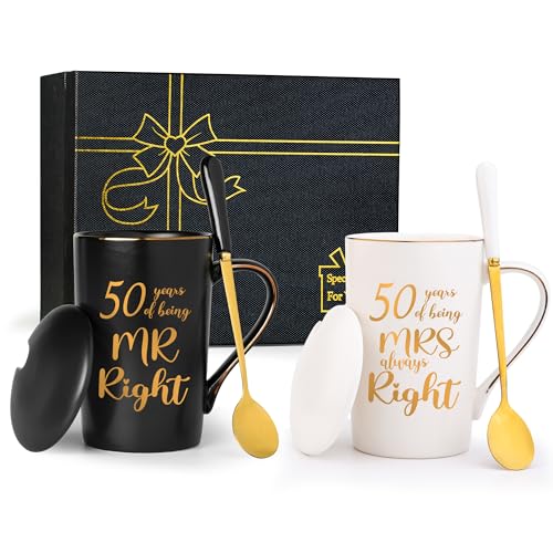 50th Wedding Gifts, 50th Anniversary Engagement Gift Ideas, 50 Years of Being Mr & Mrs Always Right...