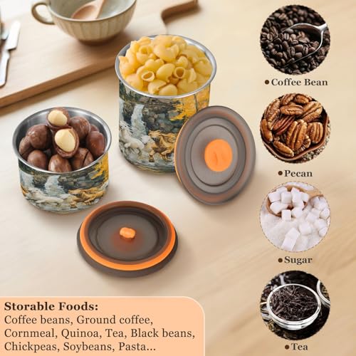 Contenedor hermético acero inoxidable para café 17oz miniatura 6