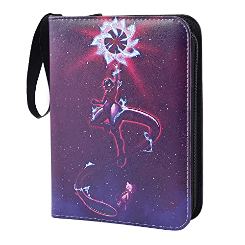Álbum para Cartas,Album à collectionner pour cartes, album de cartes à collectionner, porte-cartes, classeur, 50 pages 400 cartes Libreto para las cartas de Yugioh/Ninjago/Vmax Cover