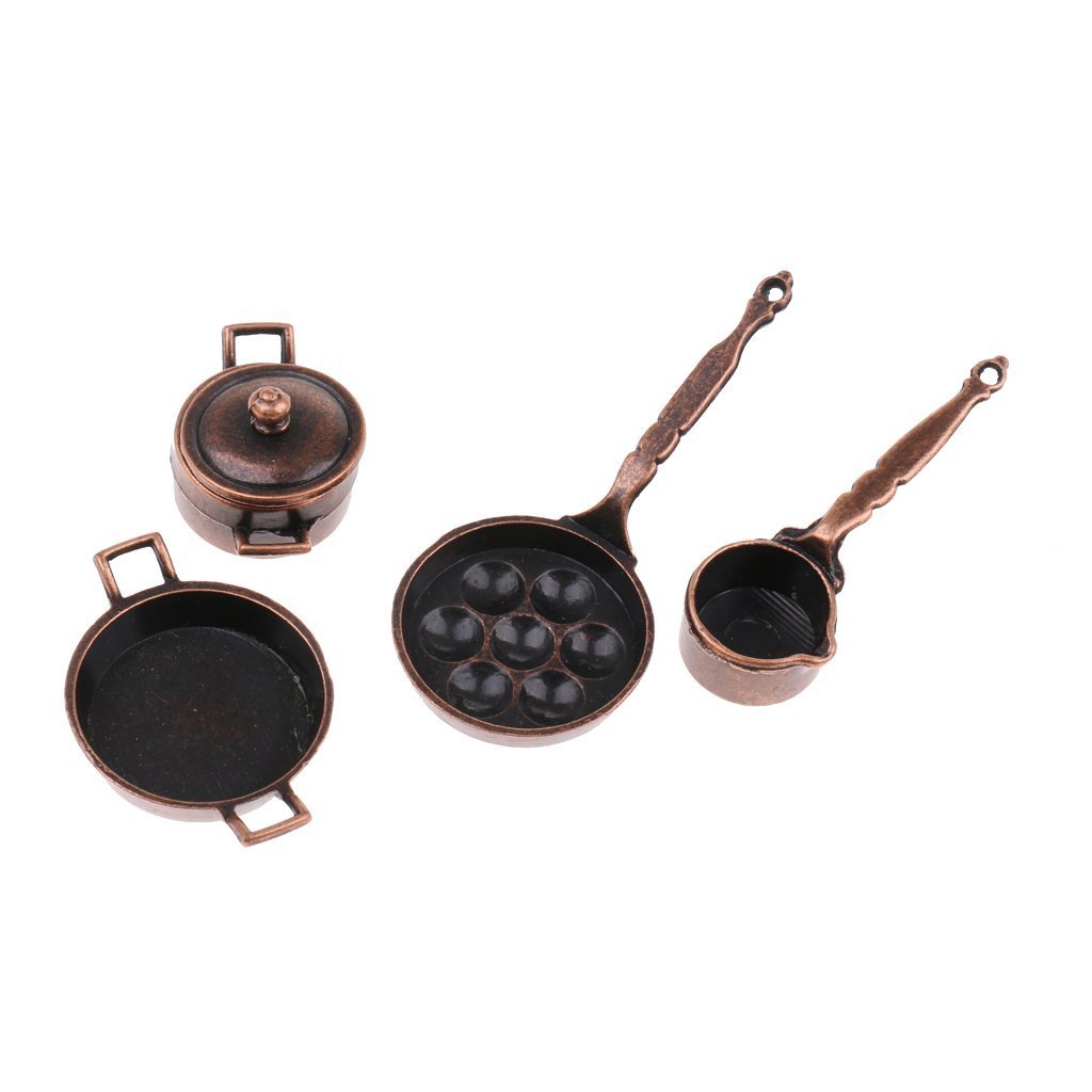 ミニチュアの調理器具飾り　(金属製) ミニチュアの調理器具飾り(金属製)