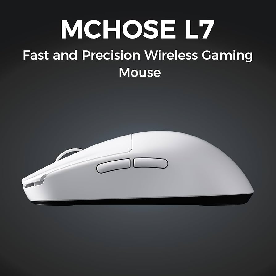 Amazon.com: MCHOSE L7 Pro Wireless Gaming Mouse, PAW3395 26K
