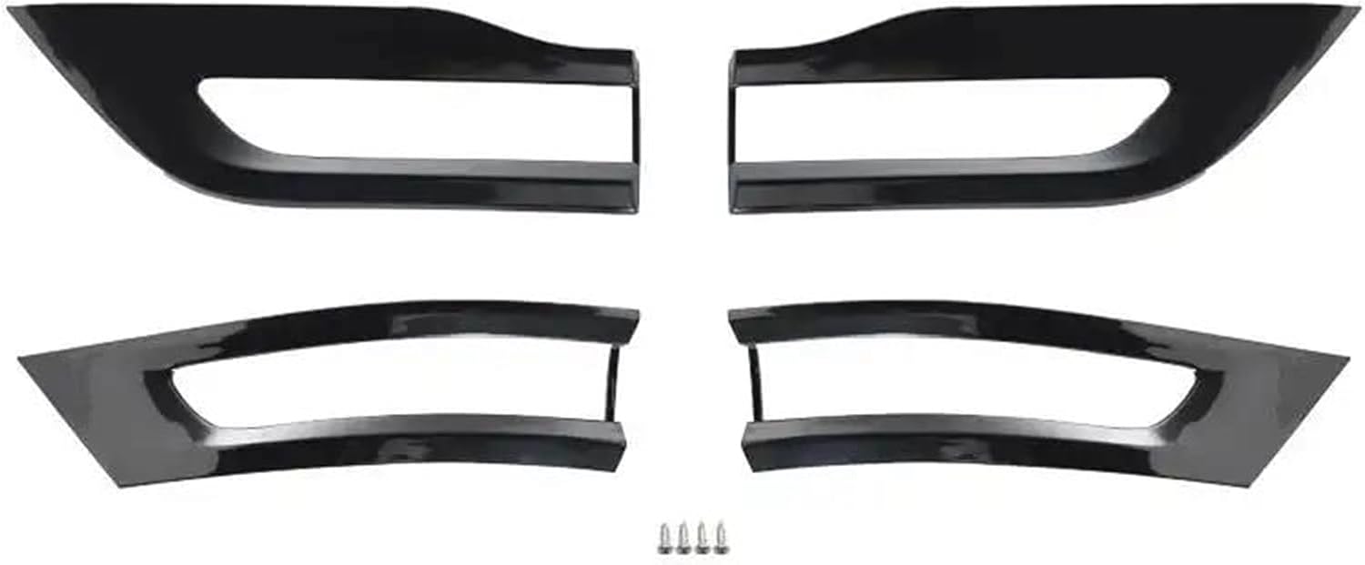 Trim Surround Car Taillight Lamp Decoration Cover For Grand Cherokee 2014-2020 Exterior Accessories Surround Trim (Carbon Grain)
