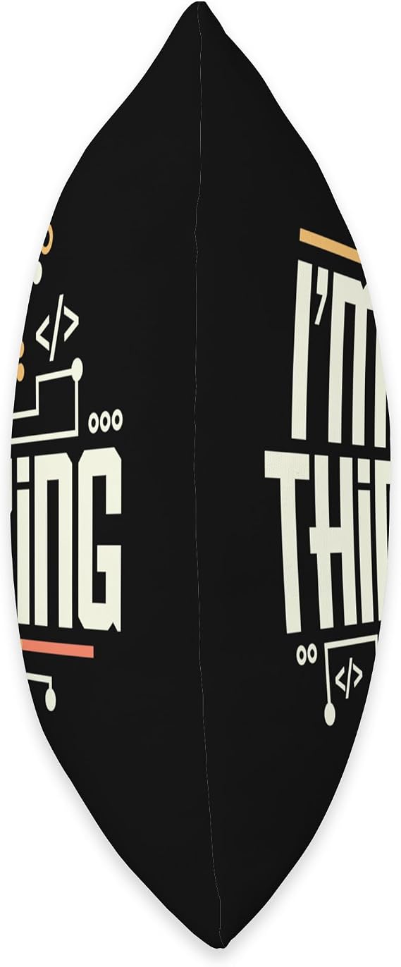 I'm Thinking Programmers Tech Computer Coding Engineer Geek Throw Pillow
