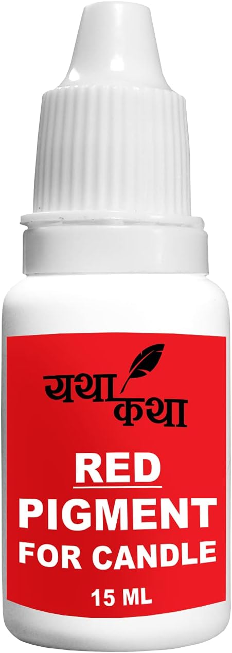YATHAKATHA - Candle Colors for Candle Making Candle dye for Candle Pigment Color 15ml (Red)