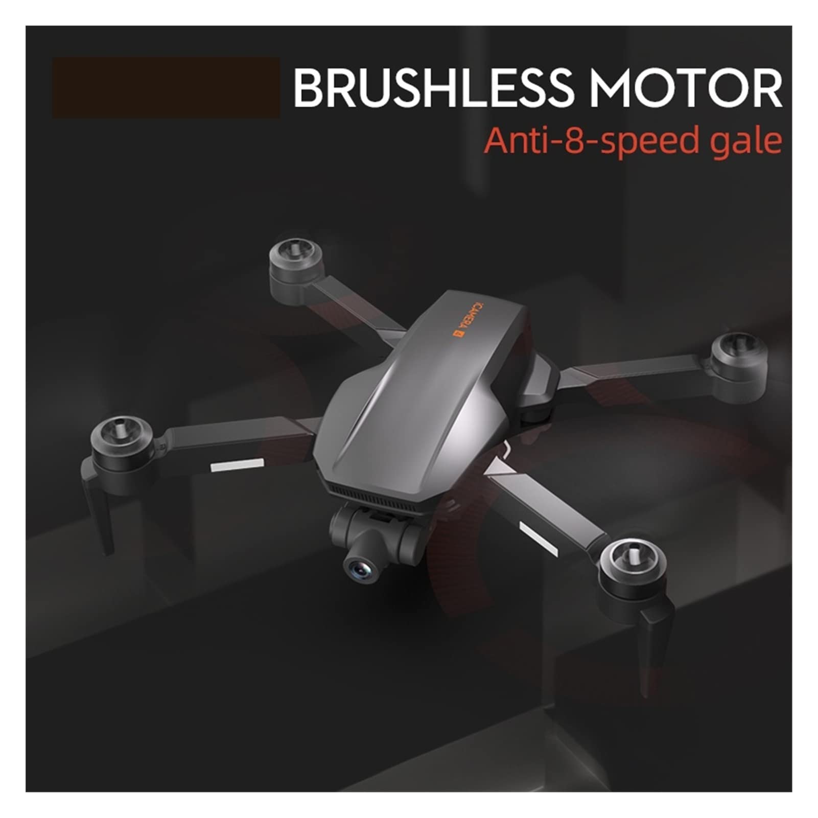 Drone Drone Profesjonalna kamera 4K HD Gimbal Dron Bezszczotkowa fotografia lotnicza WiFi FPV GPS Składane RC Quadcopter Drony (Kolor: bezszczotkowy-szary-4K-3B Rozmiar: 1) (Bezrdzeniowy Blk)