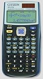Calculadora científica. Citizen SR-270X College - Calculadora (bolsillo, Battery/Solar, CR2032, 84 mm, 165 mm, 20 mm) - Color Negro